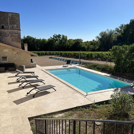 Gite Avec Piscine, Chateau De Lescours, St-Emilion Saint-Sulpice-de-Faleyrens Экстерьер фото